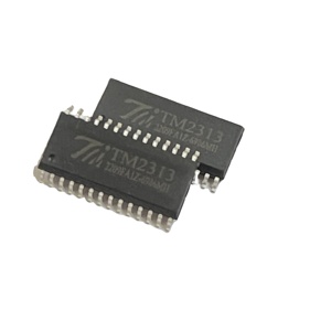 SOP28 Entrada de tres pares Salida de cuatro canales Control digital Procesamiento de audio Chip IC Original Nuevo Stock TM2313 - Product Image 1