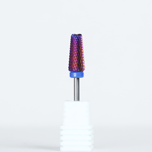 5 in 1 tırnak matkap 3/32 ''karbür Tungsten tırnak uçları iki yönlü döndür profesyonel gelişmiş güvenlik manikür uçları mor - Product Image 3