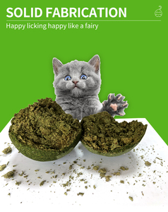 Nueva llegada de juguete de entrenamiento interactivo Super Big Cat Toy Gall Fruit Ball 10cm Extra Large Catnip Ball - Product Image 3