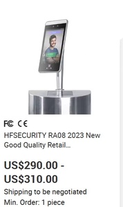 HFSecurity RA08 Best Seller Biometric QR Code Face Palmprint <strong>Time</strong> <strong>Recording</strong> <strong>Access</strong> <strong>Control</strong> - Product Image 3