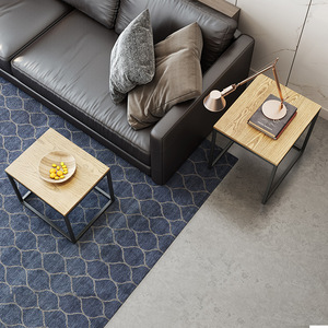 Tùy chỉnh kích thước sofa bảng bên đa chức năng lưu trữ bảng kim loại MDF làm tổ tiết kiệm không gian bàn cà phê - Product Image 3