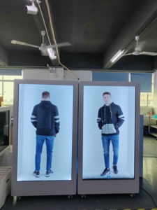 Android OS Transparent LCD Werbung Display 3D LCD Display Box Transparente Showcase Box für Fenster - Product Image 5