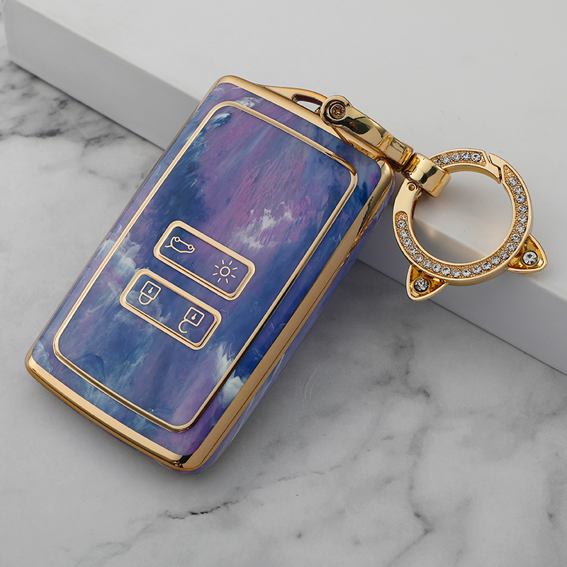 Purple+Key Ring