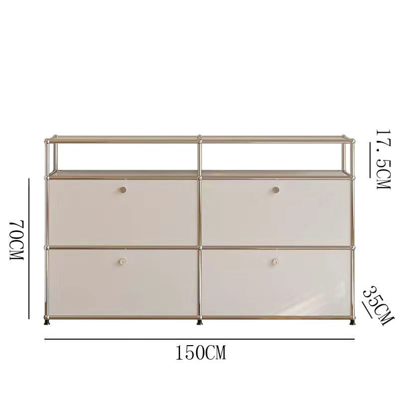 15035875-blanc double groupe quatre armoire