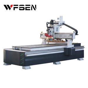 WFSEN 1325 atc数控木工刳刨机框架雕刻嵌套金属切割雕刻6090 6060 1325数控刳刨机 - Product Image 1
