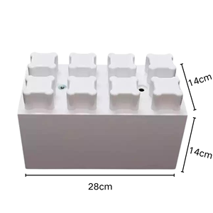 Color personalizado Bloques de construcción de gran tamaño Seguridad Plástico ABS Bloques de construcción de gran tamaño para jardines de infantes - Product Image 1