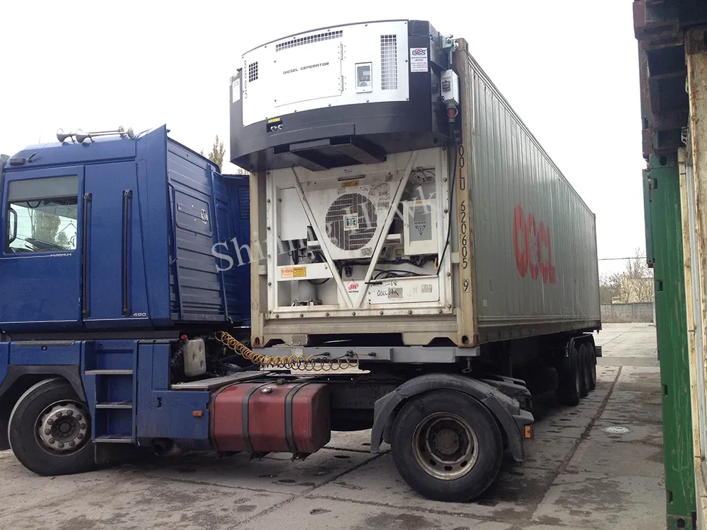 15kw/18.75 kenya reefer gensets for 40feet transport refrigeration containers