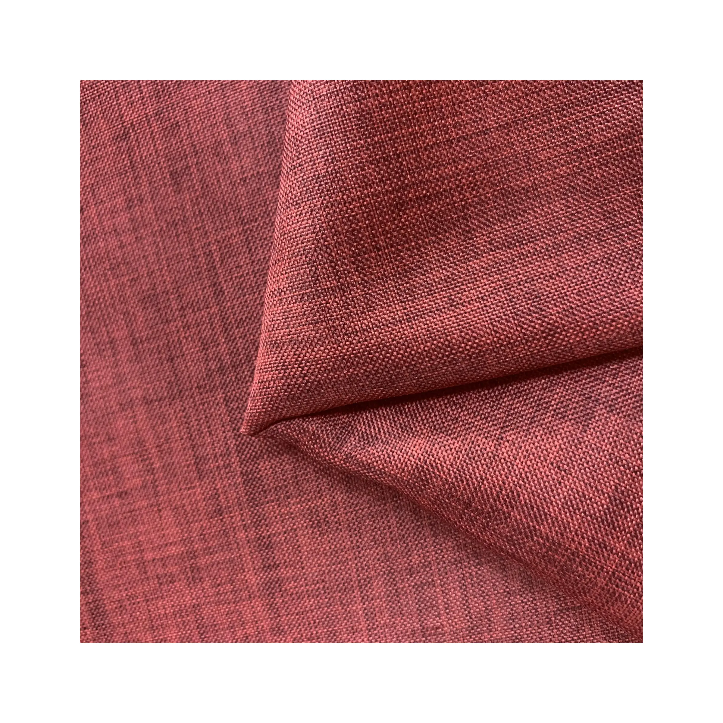 Holesale-tela de aspecto de lino para el hogar, tejido de sofá para muebles