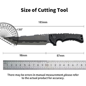 Tùy Chỉnh Ngoài Trời Tồn Chiến Thuật Cố Định Lưỡi Dao Nhựa Xử Lý Thép Không Gỉ Cắm Trại Tự Làm Dao Cho Giải Cứu OEM Tùy Chỉnh - Product Image 2