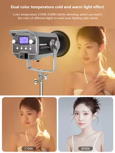Kit di illuminazione fotografica 300W con coperchio Standard 45 °, illuminazione Video a uscita continua con Controller CRI 97 + - Product Image 4