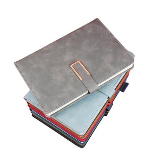 PU Leder Planer A5 Notizbuch Benutzer definiertes Notizbuch mit Logo Gedrucktes Logo Kraft papier Schule Business Tagebuch Journal Leder - Product Image 1