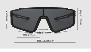 أحدث مصمم مبهر نظارات شمسية للأماكن الخارجية UV400 بشعار مخصص لركوب الدراجات - Product Image 6