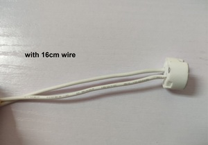 12V 100W bóng đèn chủ gốm gu5.3 MR16 ổ cắm MR16 Đèn chủ với dây - Product Image 2