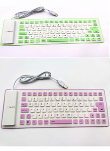Teclado USB portátil de 88 teclas al por mayor membrana de silicona suave resistente al agua y flexible para PC 3 teclas Anti-Ghosting - Product Image 2