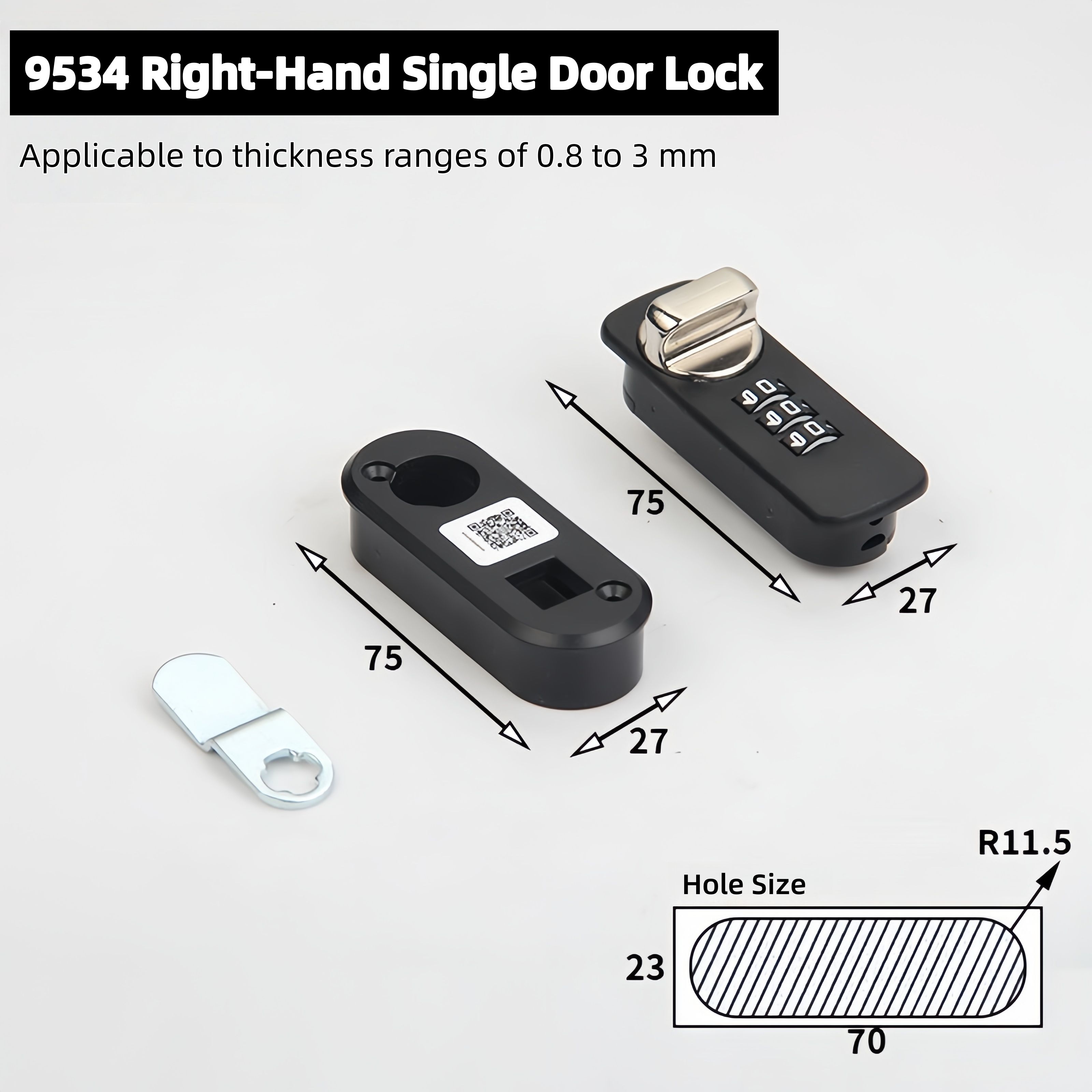 Right-Hand Single Door Lock