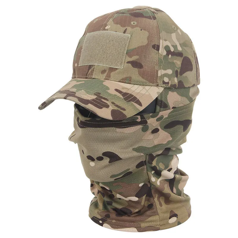 6 Panel Rip Stop Tactical Caps Leisure Hunting Sports Baseball Camouflage Caps