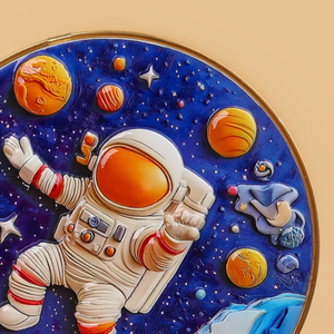 宇宙飛行士<span class=keywords><strong>3D</strong></span>塗装レリーフアート装飾室装飾