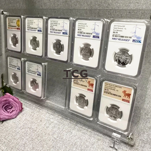 TCG Custom Clear Graded <strong>Coin</strong> Slab Case 9.5mm to 40mm Graded <strong>Coin</strong> Slab Pccb <strong>Coin</strong> Slab Case for Grading Collection Display <strong>Box</strong> - Product Image 4