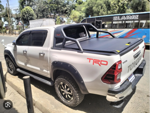 Hot-Selling versenkbare LKW-Ladefläche abdeckung für Toyota Hilux Revo Doppelkabine Fach abdeckung Smart Design