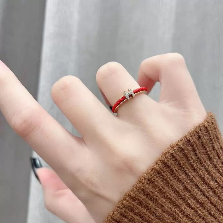 19# Anneau ouvert - Rouge -H