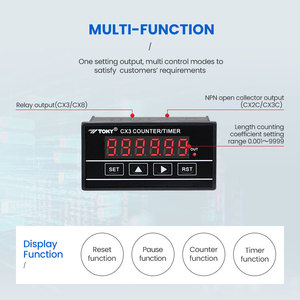 Multi Control DC 5V NPN Output Mechanical Mini Digital Pressure Gauge <strong>Timer</strong> <strong>4</strong> or 6 <strong>Led</strong> Digits Length Meter Digital Counter - Product Image 6