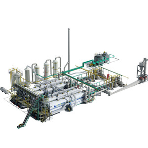 Automatic <strong>Scrap</strong> <strong>Tyre</strong> Recycling Plant with Pyrolysis Technology Rubber Tire Recycling Machine - Product Image 1
