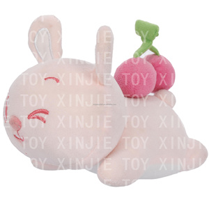 Fabrika özelleştirme karikatür tavşan yumuşak oyuncak pembe bunny dolması hayvan oyuncak Winking tavşan peluş oyuncaklar - Product Image 2