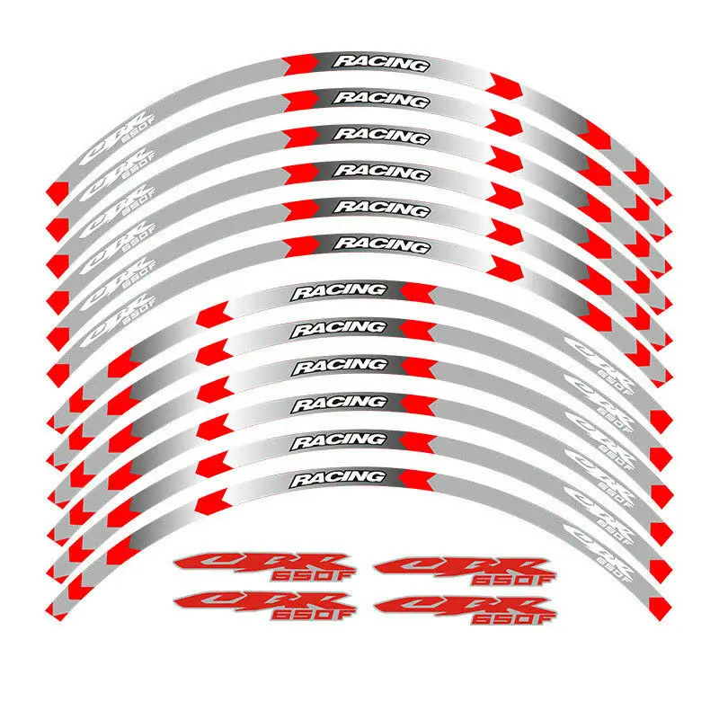 Beste Verkopen Hoge Kwaliteit Mode Motorfiets Velg "17 Strepen Wiel Decals Tape Stickers Voor Honda Cbr 650F