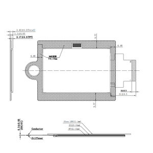 Lcd Factory SPI MCU RGB interfaccia 320*480 pixel tutto effetto nero 3.5 pollici Tft Lcd Display per Smart blocco porta