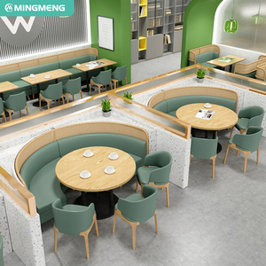 2024 mới hiện đại gỗ gian hàng bàn ghế nhà hàng thương mại biệt thự quán cà phê quán cà phê căn hộ-Bán buôn nóng - Product Image 6