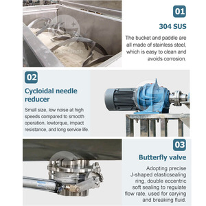 Orme เครื่องผสมผงในแนวนอน5ตัน1.2ผสมผงถ่านเปียกเพลาคู่ - Product Image 3