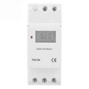 THC-15A ดิจิตอลสวิทช์จับเวลาโปรแกรมอะนาล็อกสวิทช์จับเวลา,,สวิทช์เวลาบันได,12โวลต์,220โวลต์