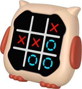 AI Learning Tic-Tac-Toe & ChessモードキットSTEM教育X & O戦略ゲーム用漫画フクロウ - Product Image 1