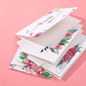 Kişiselleştirilmiş özel Logo örnek boş tasarım düğün tebrik teşekkür ederim hediye notları kartları 4x6 Set zarflar ve paketi - Product Image 3