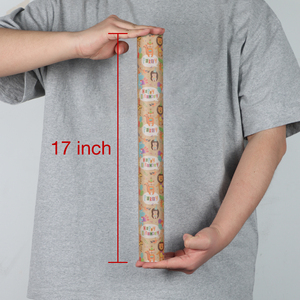 设计师包装纸2024定制可回收包装卷礼品包装纸 - Product Image 3