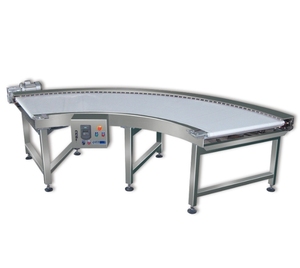 出厂价格自动PVC曲线皮带输送机定制角度转向Blet输送机 - Product Image 1