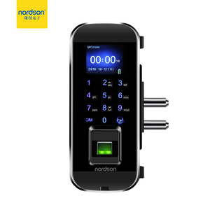 Smart Digital Keypad Electric Glass Door Lock with Fingerprint Reader Memory Card Data <strong>Code</strong> - Product Image 3