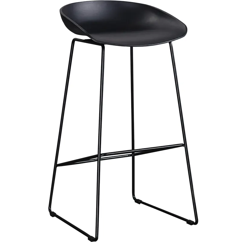 Tabouret de bar haut style industriel en plastique, chaise haute en acier Durable, siège de laboratoire, livraison gratuite