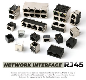 10 pines RJ45 Conector hembra 10P10C Rj50 red Conector - Product Image 3
