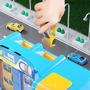 Tốt Nhất Bán Điện Đồ Chơi Mini Máy Bán Hàng Tự Động Đồ Chơi Với Ánh Sáng Âm Nhạc 2Pcs Xe Ô Tô Trẻ Em Đồ Chơi Xe Máy Bán Hàng Tự Động - Product Image 4