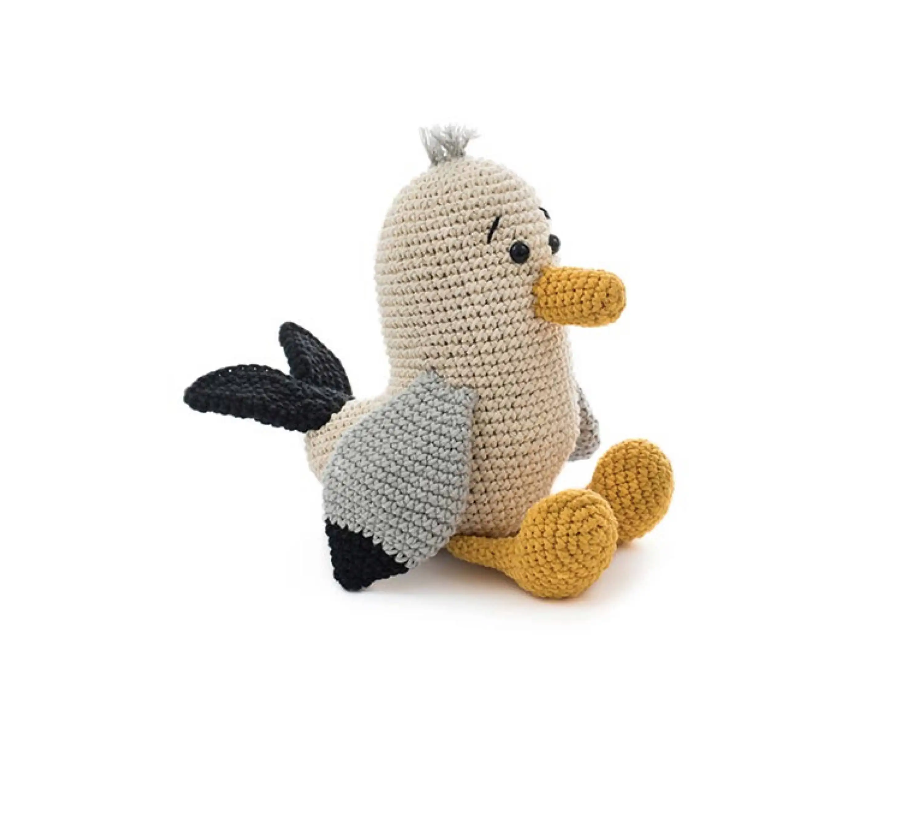 CE/ASTM 2024 Brinquedos de pelúcia macios de crochê Amigurumi brinquedos artesanais de crochê animais pequenos pássaros fofos para presente das crianças