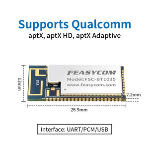Feasycom QCC3056双模UART、I2C/SPI、USB 2.0微型蓝牙音频模块支持A2DP/AVRCP/HFP/HSP/HOGP/PBAP/SPP/GATT - Product Image 3