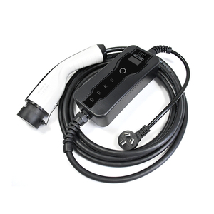 Wifi fonksiyonu ayarlanabilir akım 32A seviye 2 EV araba şarjı GBT VW ID4 için taşınabilir elektrikli araç şarjı şarj - Product Image 5