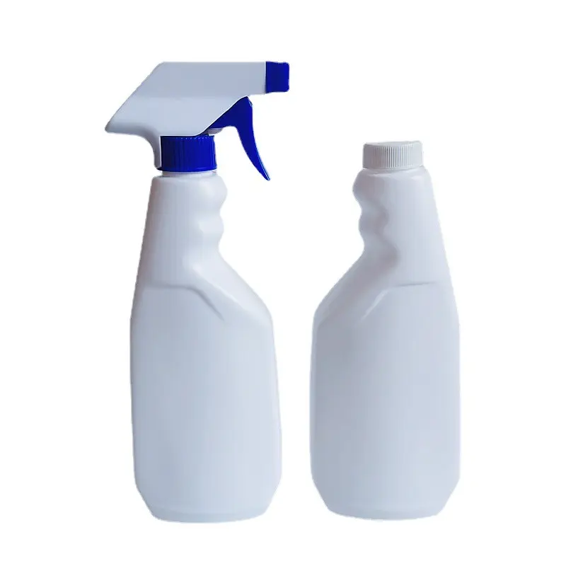 Botol semprot pelatuk plastik PET 500ml kustom botol deterjen pembersih dapur rumah tangga