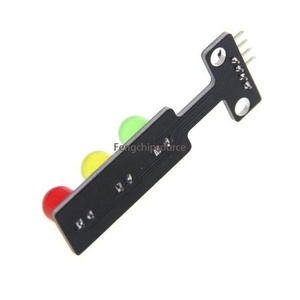 LED-Straßenlichtmodul 5 V Verkehrslicht leuchtmodul elektronisches Lernen Bausteine Programmierung einziges Kontrollbrett