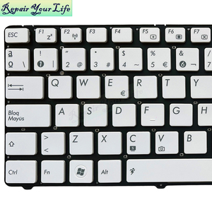 Bàn phím máy tính xách tay SP Tây Ban Nha cho <span class=keywords><strong>Asus</strong></span> Zenbook <span class=keywords><strong>U36</strong></span> u36s U36SD U36SG U36SD-A1 MP-10H76E0-5281 Bàn phím không có đèn nền mới màu trắng - Product Image 2