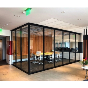 מותאם אישית חדש בסגנון ורנדה דלתות צרפתית אקורדיון קיר זכוכית קיר קיר פטיו דו קיפול דו מתקפל דו-קפל משרד חדר ישיבות כיתה - Product Image 4