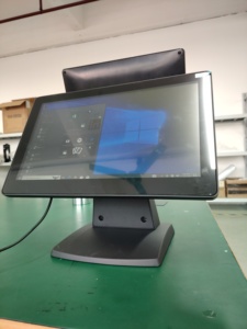 15 дюймов алюминиевый сплав один экран POS устройство i3 процессор Windows кассовый аппарат платежное оборудование для кассиров - Product Image 6
