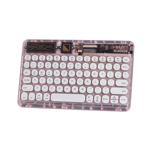 Multimedia recargable Usb C Rgb retroiluminado perfil bajo para teclado inalámbrico Bluetooth para computadora - Product Image 6