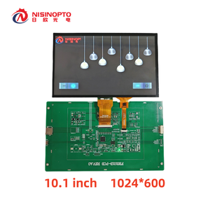 10,1 Zoll 1024*600 Auflösung RGB LVDS-Schnitts telle IPS Touch Panel LCD-Modul Serieller Anschluss Bildschirm Uart LCD-Display